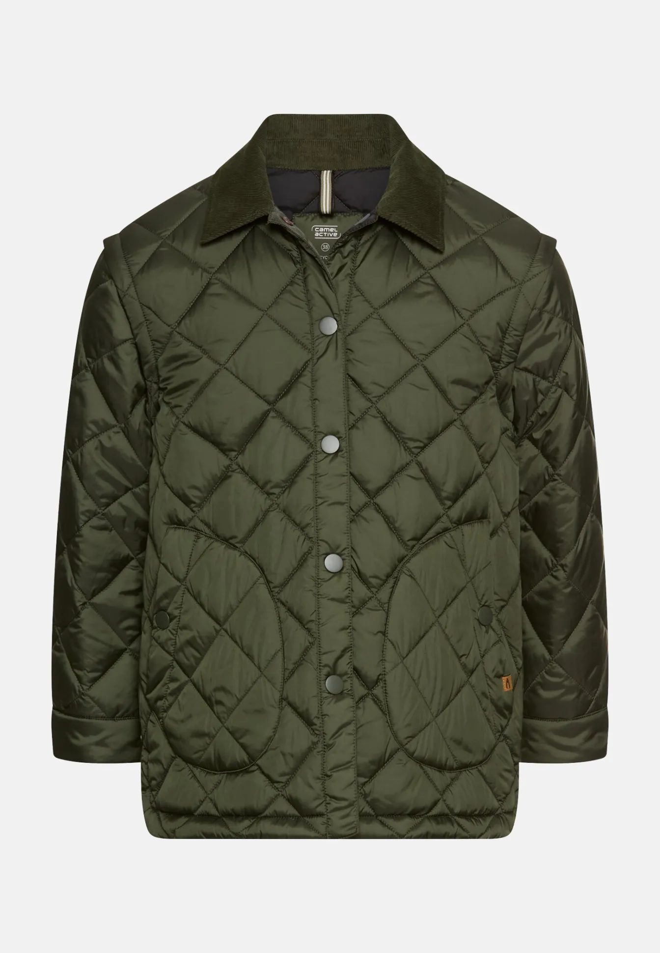 Damen Camel Active Jacken & Westen^Steppjacke mit abnehmbaren Ärmeln