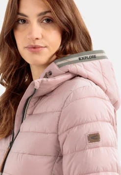 Damen Camel Active Jacken & Westen^Steppjacke mit abnehmbarer Kapuze