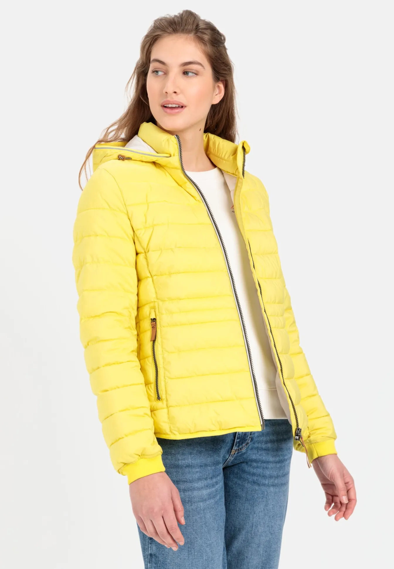 Damen Camel Active Jacken & Westen^Steppjacke mit abnehmbarer Kapuze