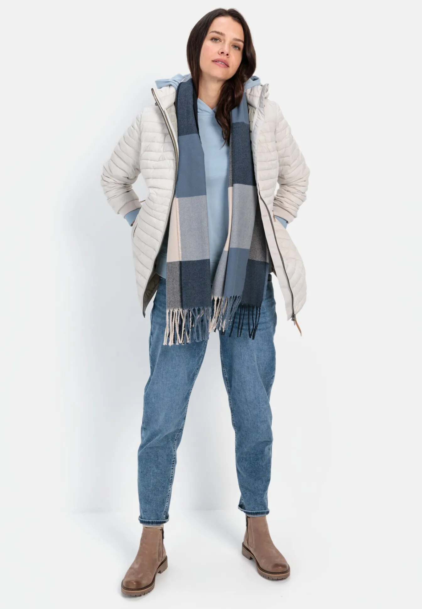 Damen Camel Active Jacken & Westen^Steppjacke mit abnehmbarer Kapuze