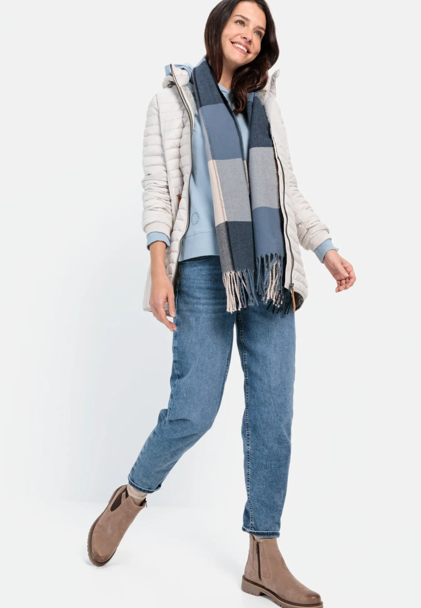 Damen Camel Active Jacken & Westen^Steppjacke mit abnehmbarer Kapuze