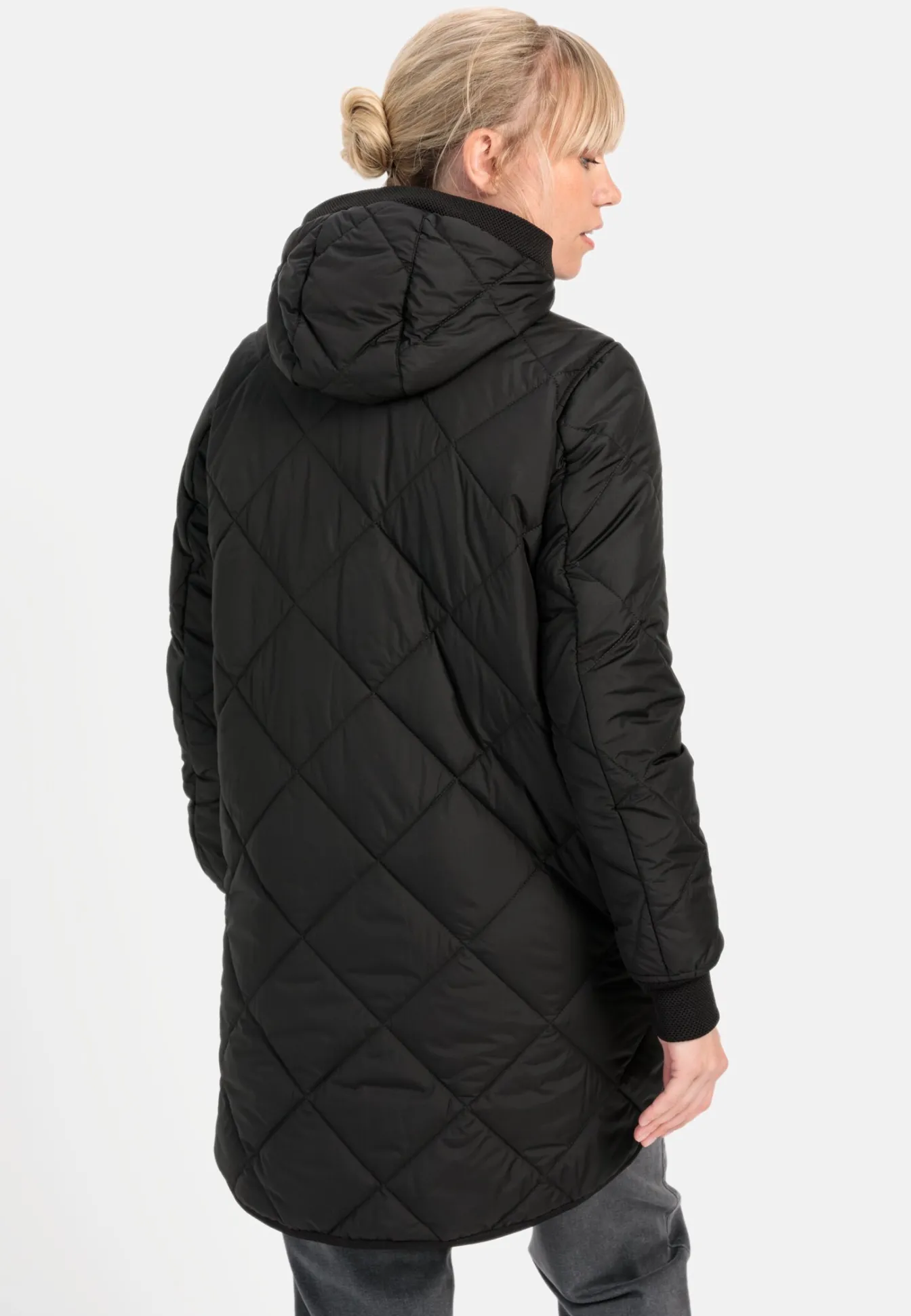 Damen Camel Active Jacken & Westen^Steppmantel aus recyceltem Polyester