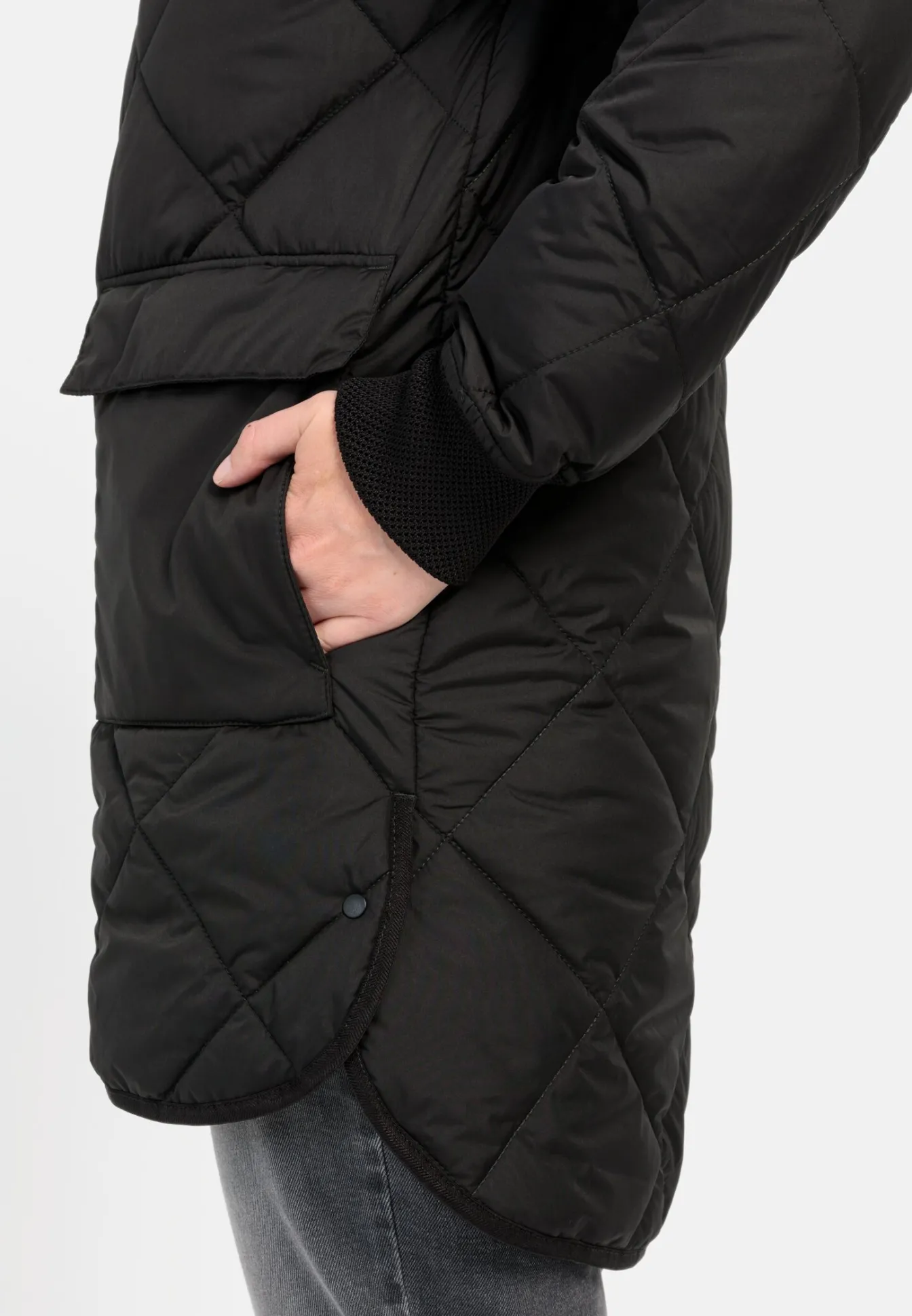 Damen Camel Active Jacken & Westen^Steppmantel aus recyceltem Polyester