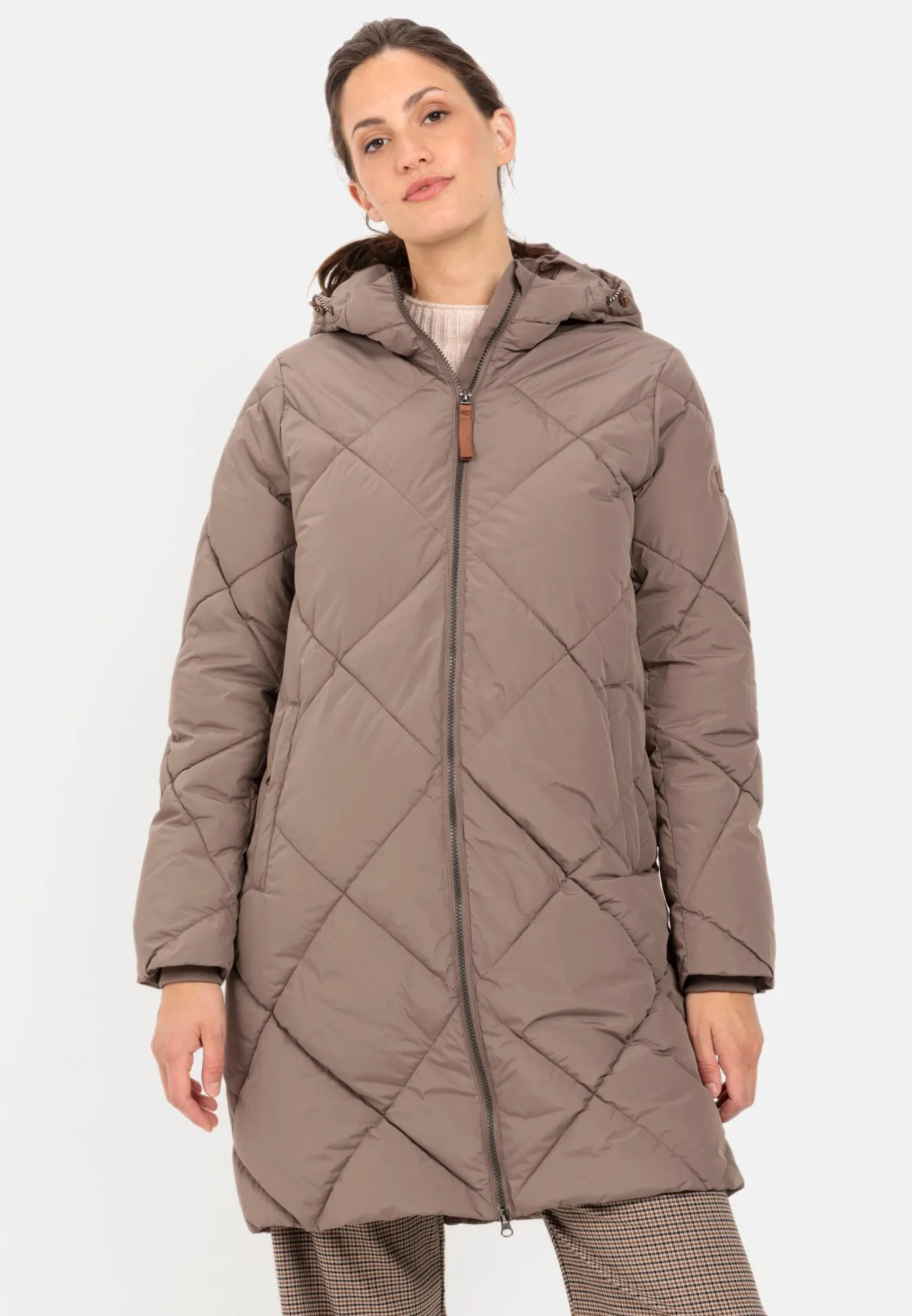 Damen Camel Active Jacken & Westen^Steppmantel aus recyceltem Polyester