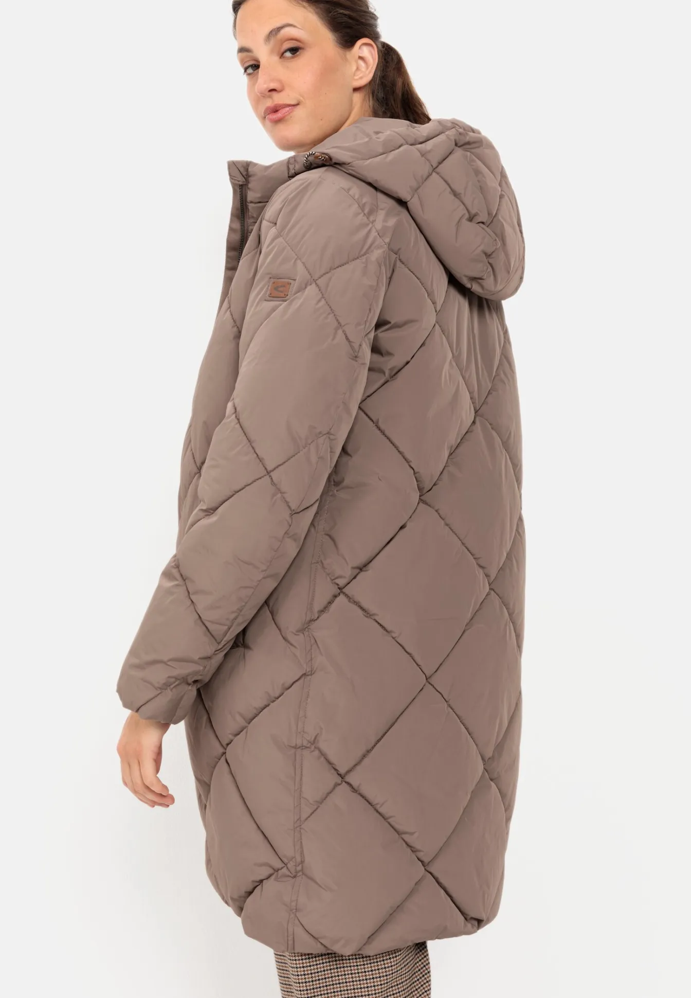 Damen Camel Active Jacken & Westen^Steppmantel aus recyceltem Polyester