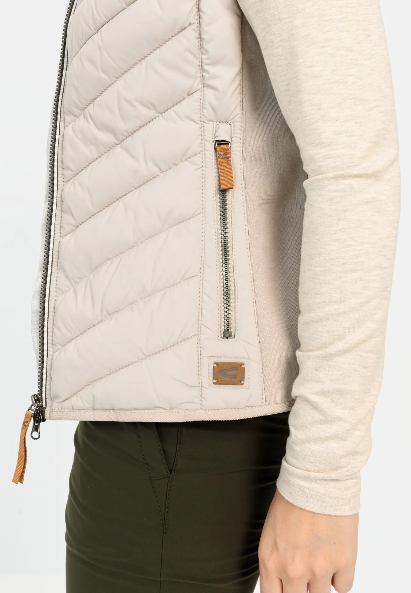 Damen Camel Active Jacken & Westen^Steppweste aus recyceltem Polyester