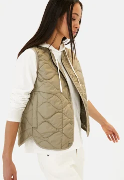 Damen Camel Active Jacken & Westen^Steppweste aus recyceltem Polyester