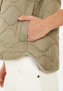 Damen Camel Active Jacken & Westen^Steppweste aus recyceltem Polyester