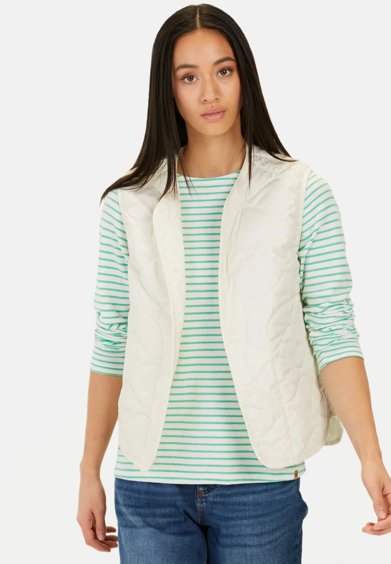 Damen Camel Active Jacken & Westen^Steppweste aus recyceltem Polyester