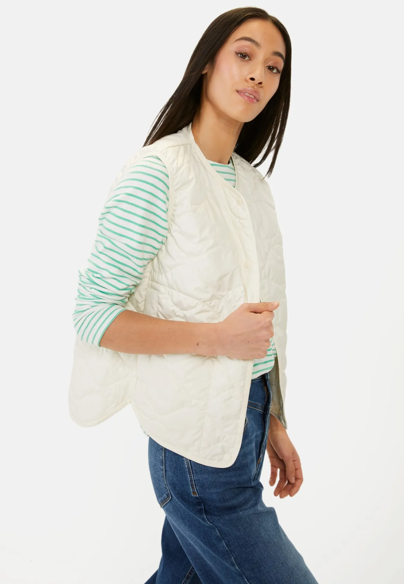 Damen Camel Active Jacken & Westen^Steppweste aus recyceltem Polyester