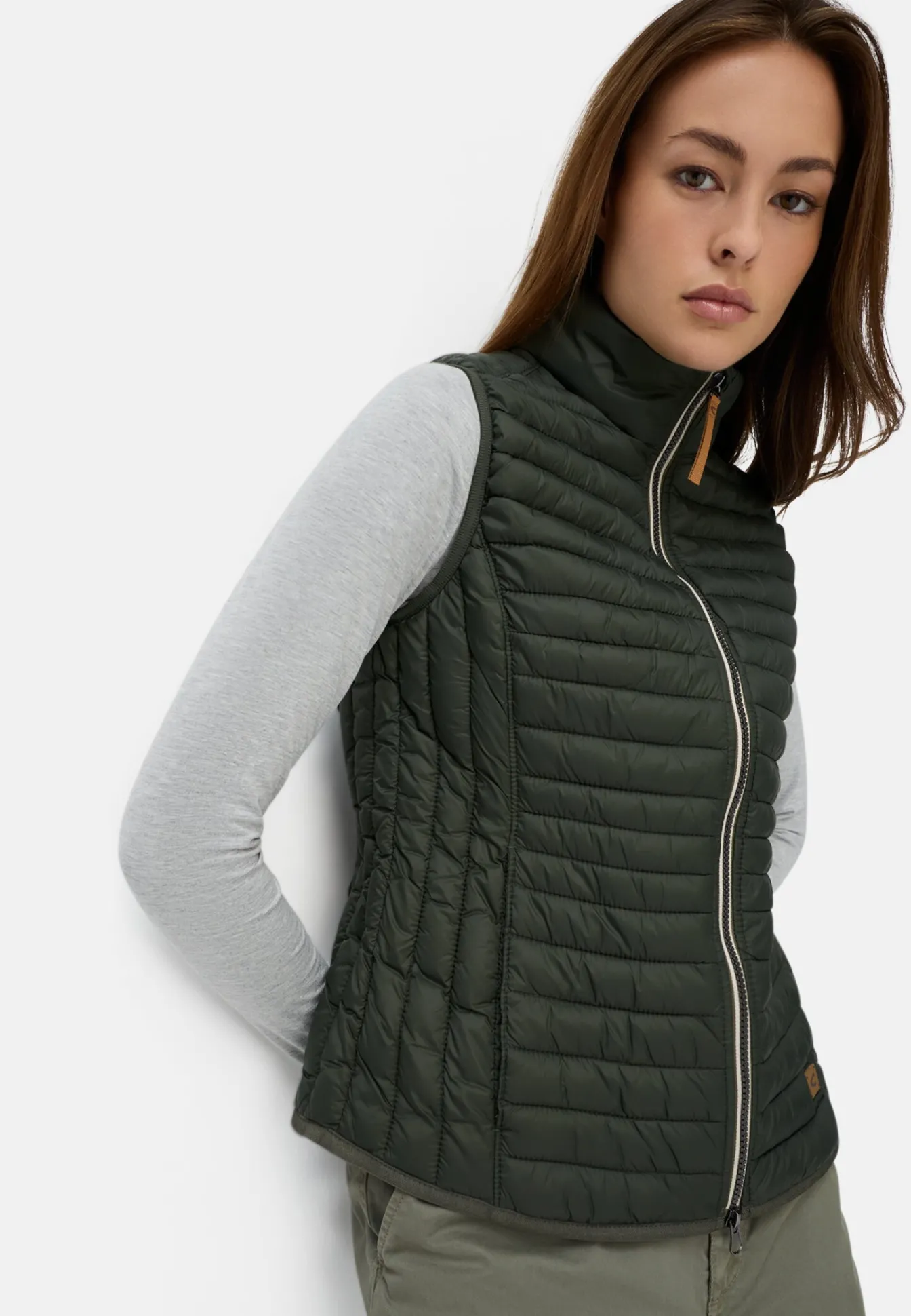 Damen Camel Active Jacken & Westen^Steppweste aus recyceltem Polyamid