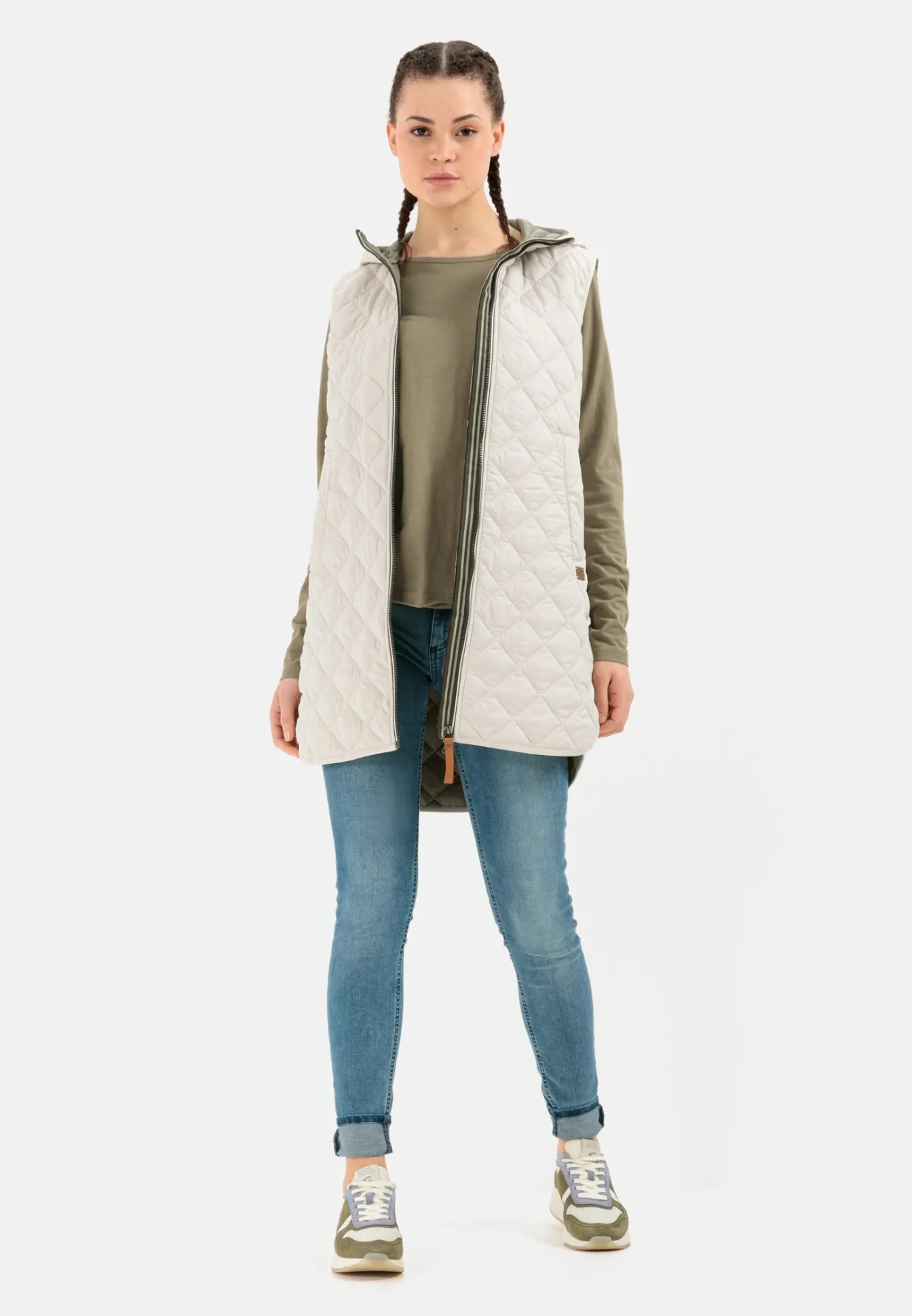Damen Camel Active Jacken & Westen^Steppweste aus recyceltem Polyester