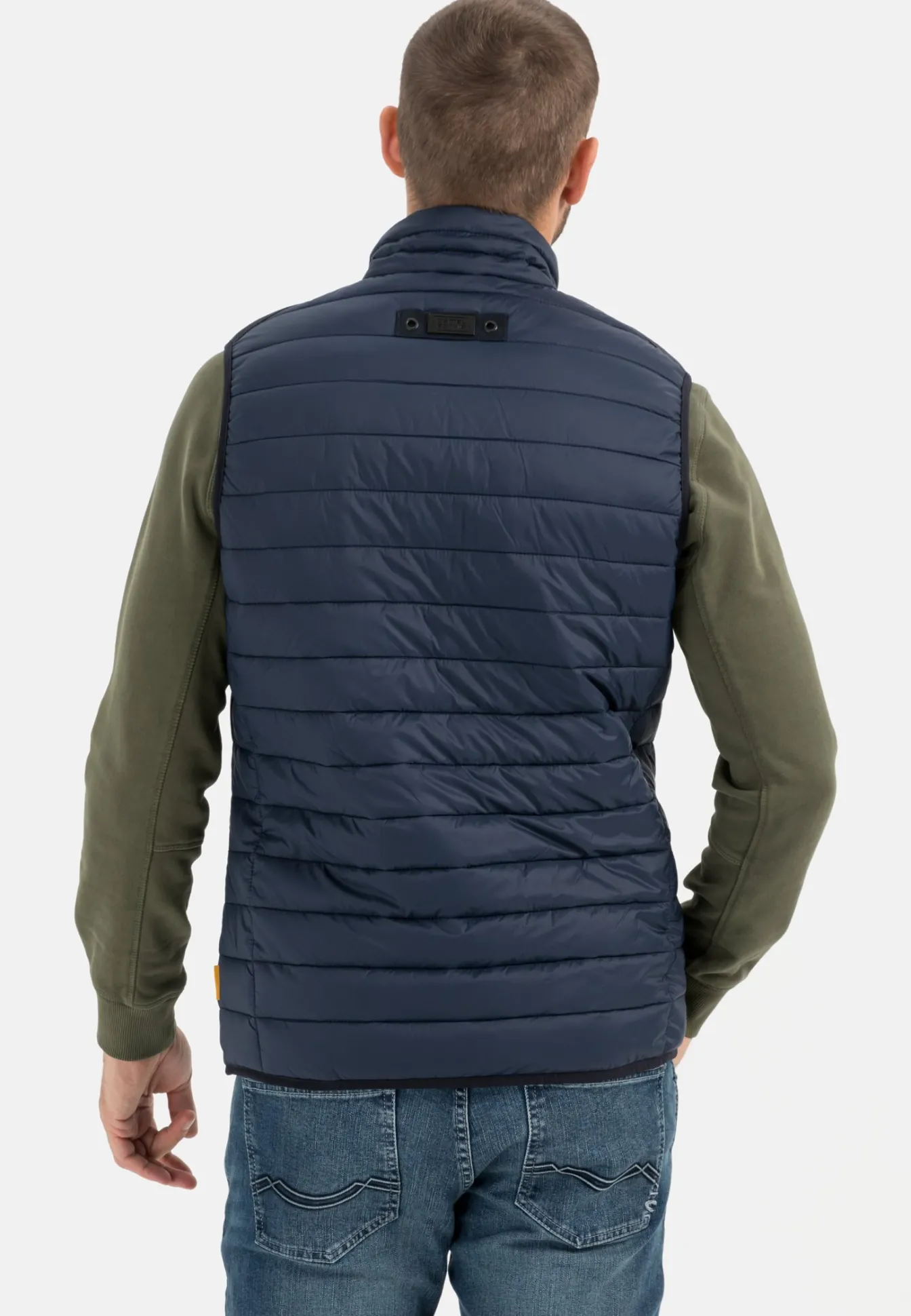 Herren Camel Active Jacken & Westen^Steppweste mit horizontaler Steppung aus recyceltem Polyester