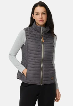 Damen Camel Active Jacken & Westen^Steppweste mit reflektierenden Details