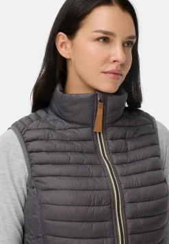 Damen Camel Active Jacken & Westen^Steppweste mit reflektierenden Details