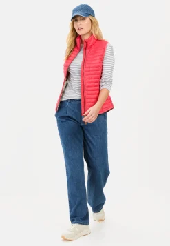 Damen Camel Active Jacken & Westen^Steppweste mit reflektierenden Details