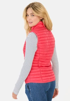 Damen Camel Active Jacken & Westen^Steppweste mit reflektierenden Details