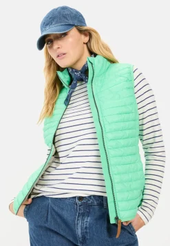 Damen Camel Active Jacken & Westen^Steppweste mit reflektierenden Details