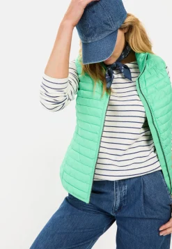 Damen Camel Active Jacken & Westen^Steppweste mit reflektierenden Details
