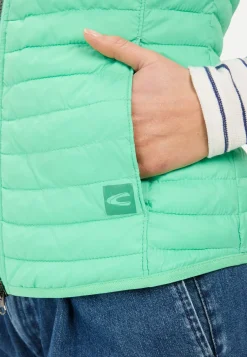 Damen Camel Active Jacken & Westen^Steppweste mit reflektierenden Details