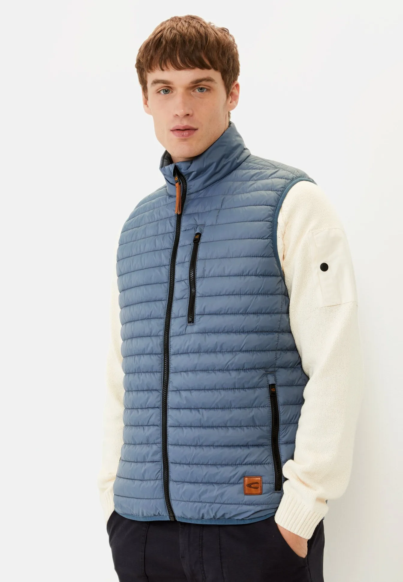 Herren Camel Active Jacken & Westen^Steppweste mit Stehkragen