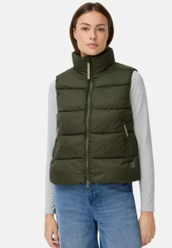 Damen Camel Active Jacken & Westen^Steppweste mit 2-Wege-Reißverschluss