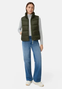 Damen Camel Active Jacken & Westen^Steppweste mit 2-Wege-Reißverschluss