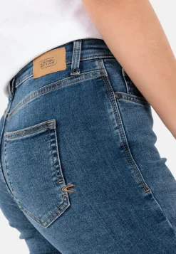 Damen Camel Active Hosen^Straight Fit 5-Pocket Jeans