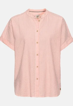 Damen Camel Active Blusen^Streifenbluse aus leichter Seersucker-Baumwolle