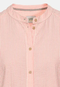 Damen Camel Active Blusen^Streifenbluse aus leichter Seersucker-Baumwolle