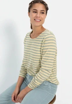 Damen Camel Active T-Shirts & Polos^Streifenshirt aus Organic Cotton