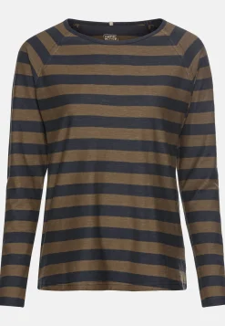 Damen Camel Active T-Shirts & Polos^Streifenshirt aus reiner Baumwolle