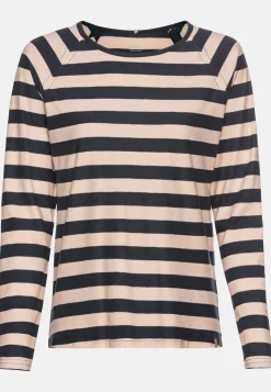 Damen Camel Active T-Shirts & Polos^Streifenshirt aus reiner Baumwolle