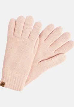 Damen Camel Active Handschuhe^Strickhandschuhe aus einem Baumwoll-Kaschmir-Mix