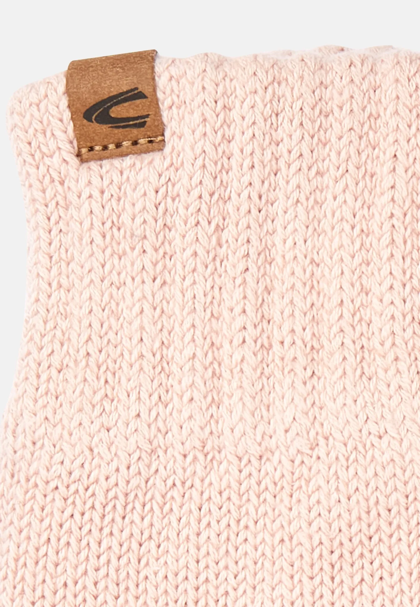 Damen Camel Active Handschuhe^Strickhandschuhe aus einem Baumwoll-Kaschmir-Mix