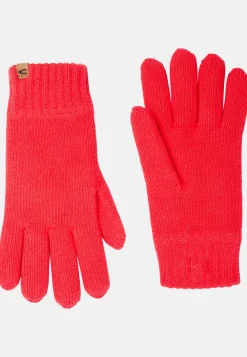 Damen Camel Active Handschuhe^Strickhandschuhe aus einem Baumwoll-Kaschmir-Mix