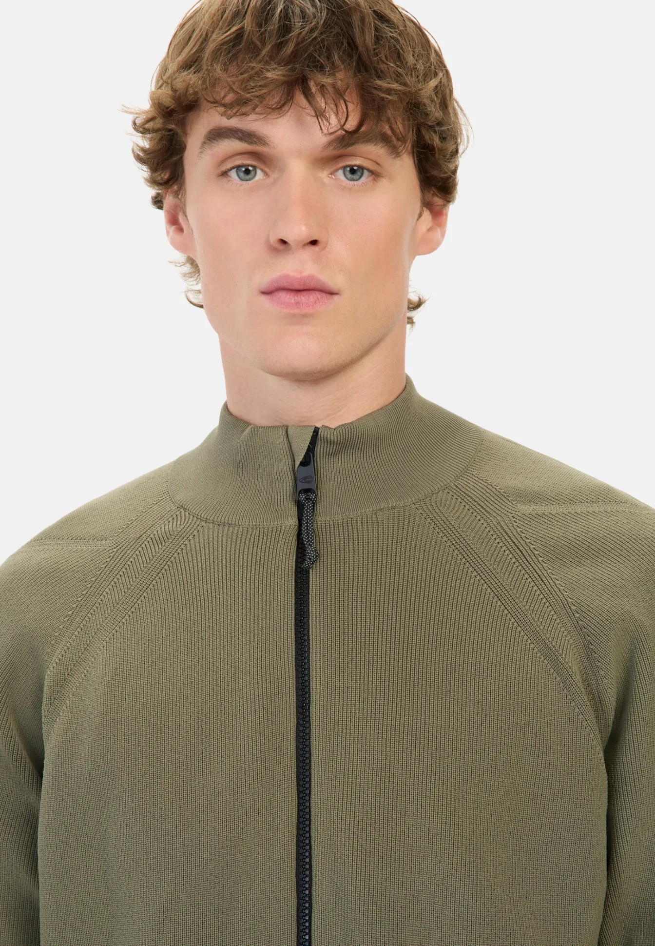 Herren Camel Active Pullover & Cardigan^Strickjacke aus atmungsaktivem Polyester