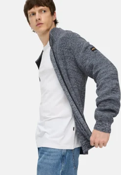 Herren Camel Active Pullover & Cardigan^Strickjacke aus einem soften Baumwollmix