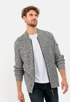 Herren Camel Active Pullover & Cardigan^Strickjacke aus einem soften Baumwollmix