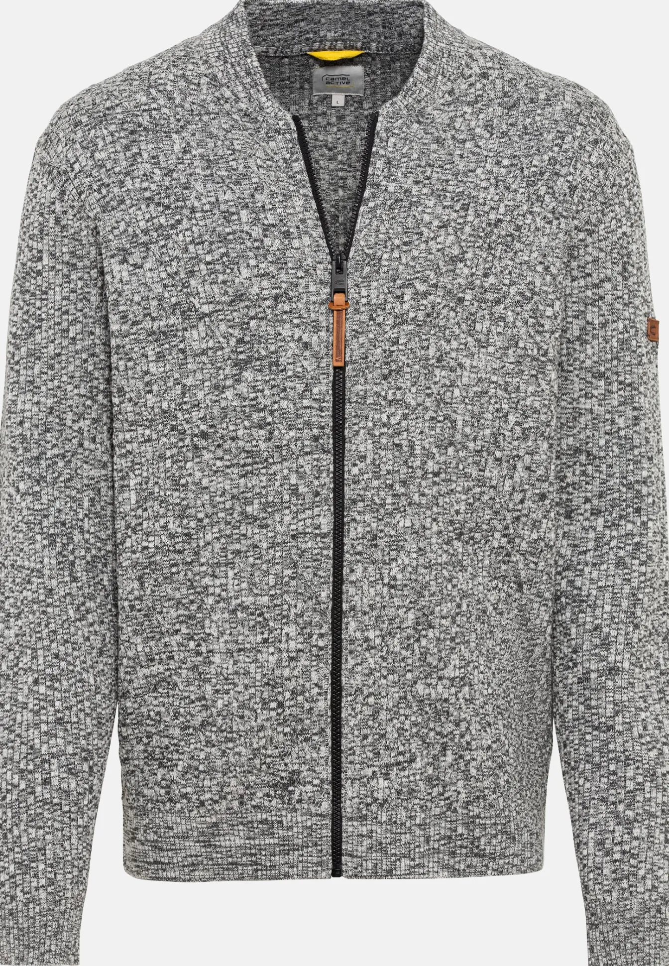 Herren Camel Active Pullover & Cardigan^Strickjacke aus einem soften Baumwollmix