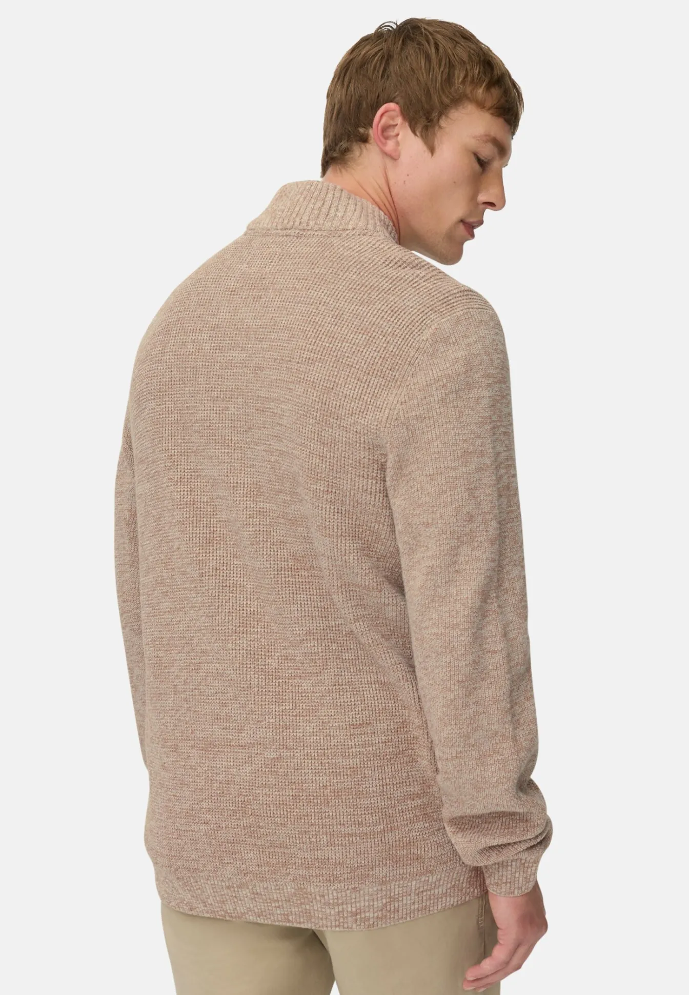 Herren Camel Active Pullover & Cardigan^Strickjacke aus einem soften Baumwollmix