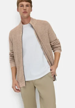 Herren Camel Active Pullover & Cardigan^Strickjacke aus einem soften Baumwollmix
