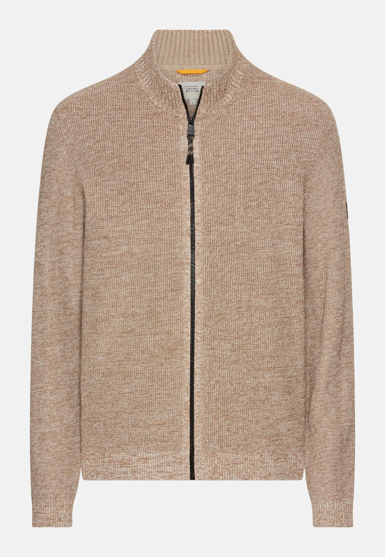Herren Camel Active Pullover & Cardigan^Strickjacke aus einem soften Baumwollmix