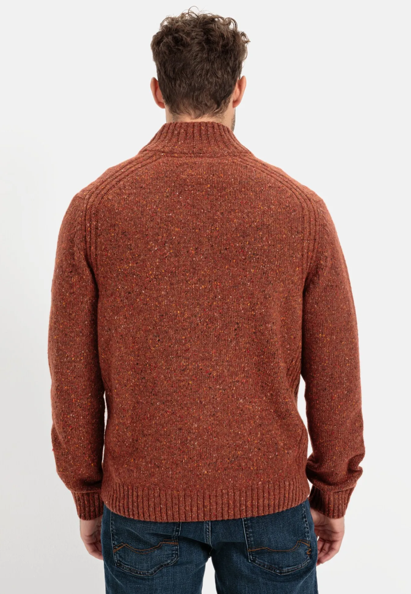 Herren Camel Active Pullover & Cardigan^Strickjacke aus nachhaltiger Merinowolle