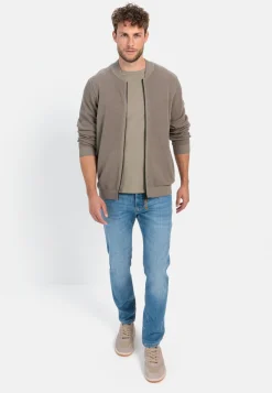 Herren Camel Active Pullover & Cardigan^Strickjacke aus zertifiziertem organic Cotton