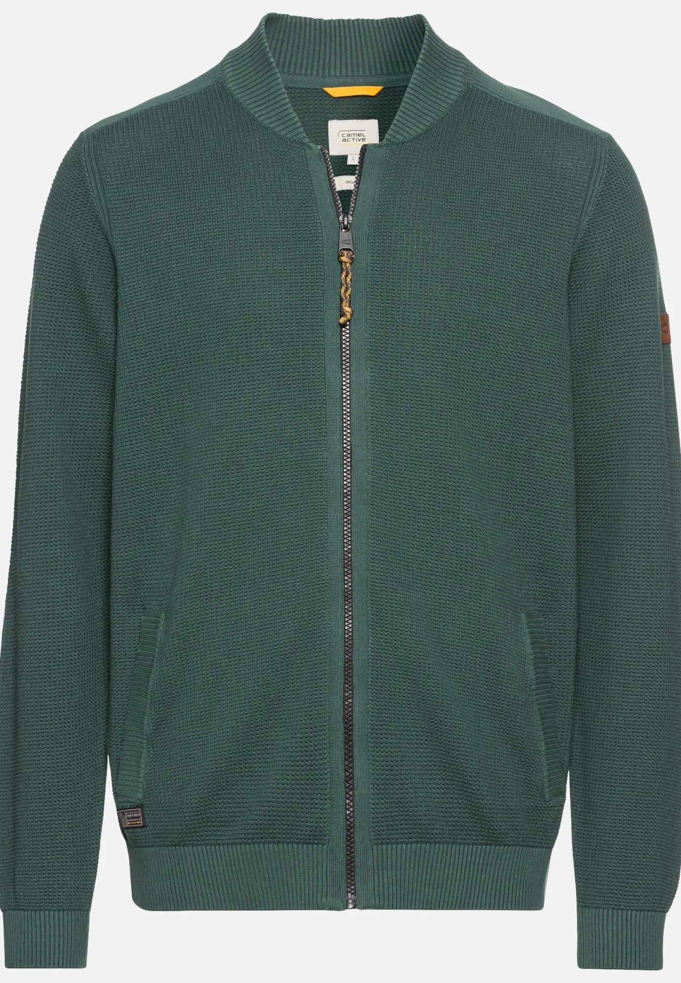 Herren Camel Active Pullover & Cardigan^Strickjacke aus zertifiziertem organic Cotton