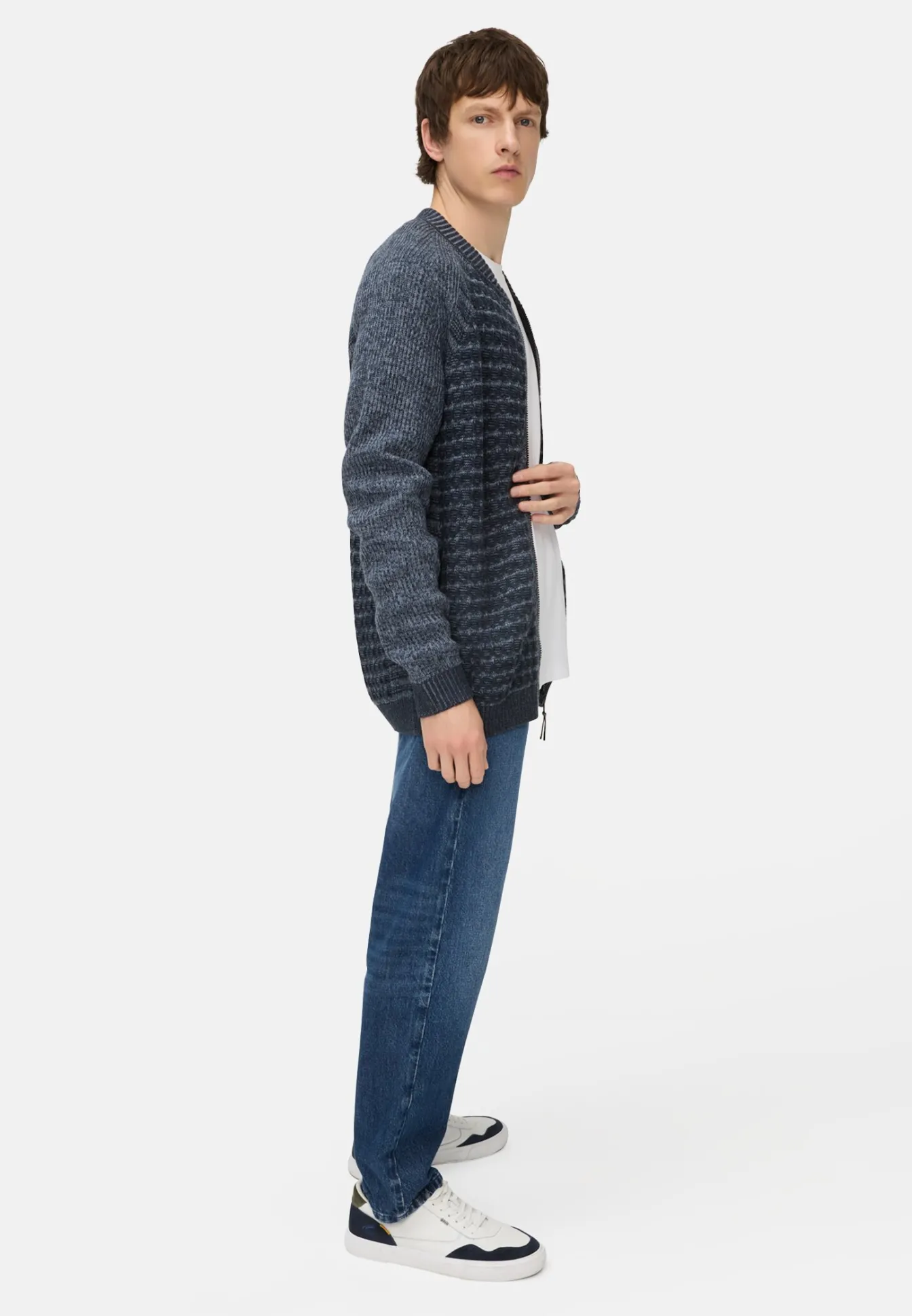 Herren Camel Active Pullover & Cardigan^Strickjacke im Bomberstil