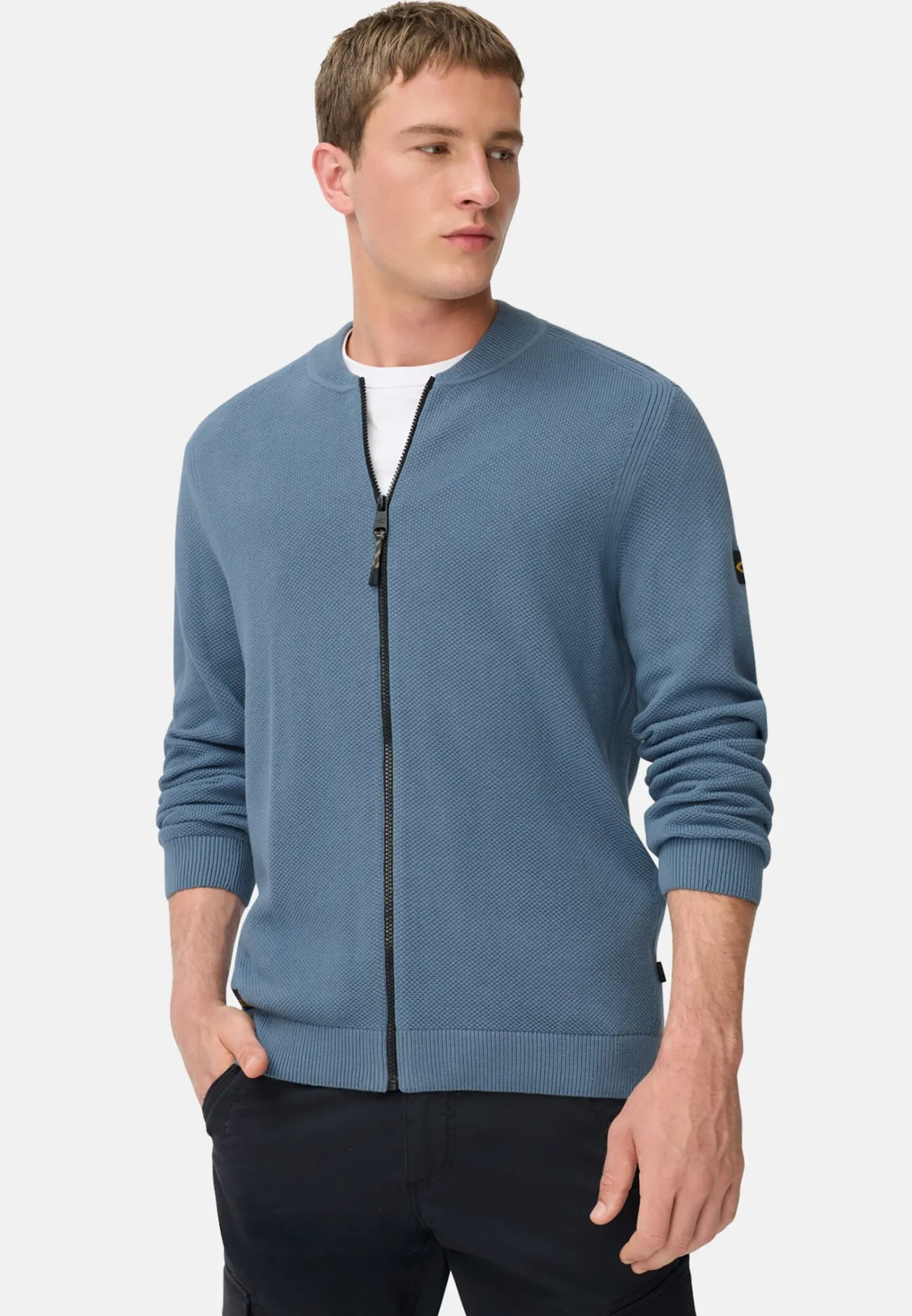 Herren Camel Active Pullover & Cardigan^Strickjacke im Bomberstil