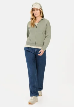 Damen Camel Active Pullover & Cardigans^Strickjacke mit Kapuze