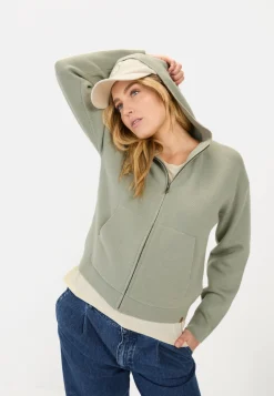 Damen Camel Active Pullover & Cardigans^Strickjacke mit Kapuze